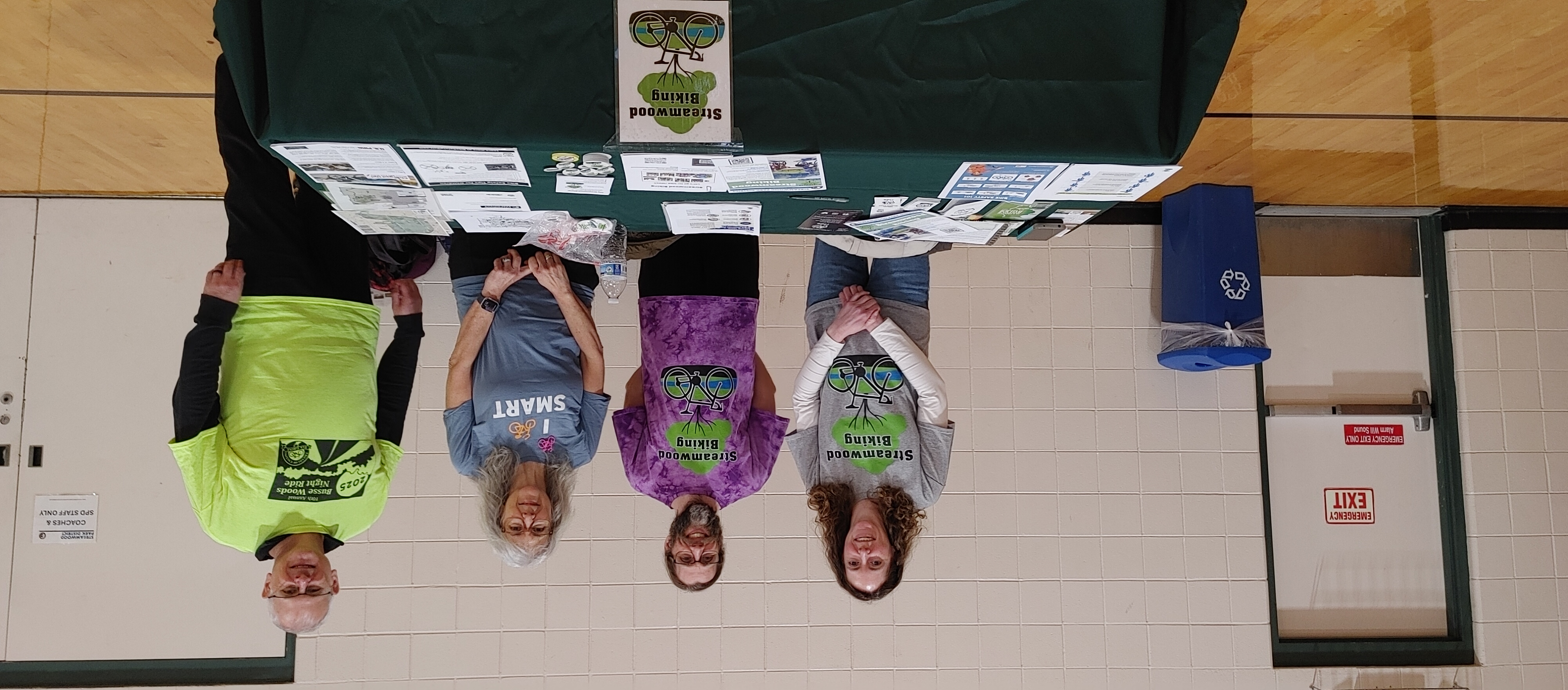 Streamwood Biking volunteers at Bike Safety & Skills - Streamwood Biking and Streamwood Park District